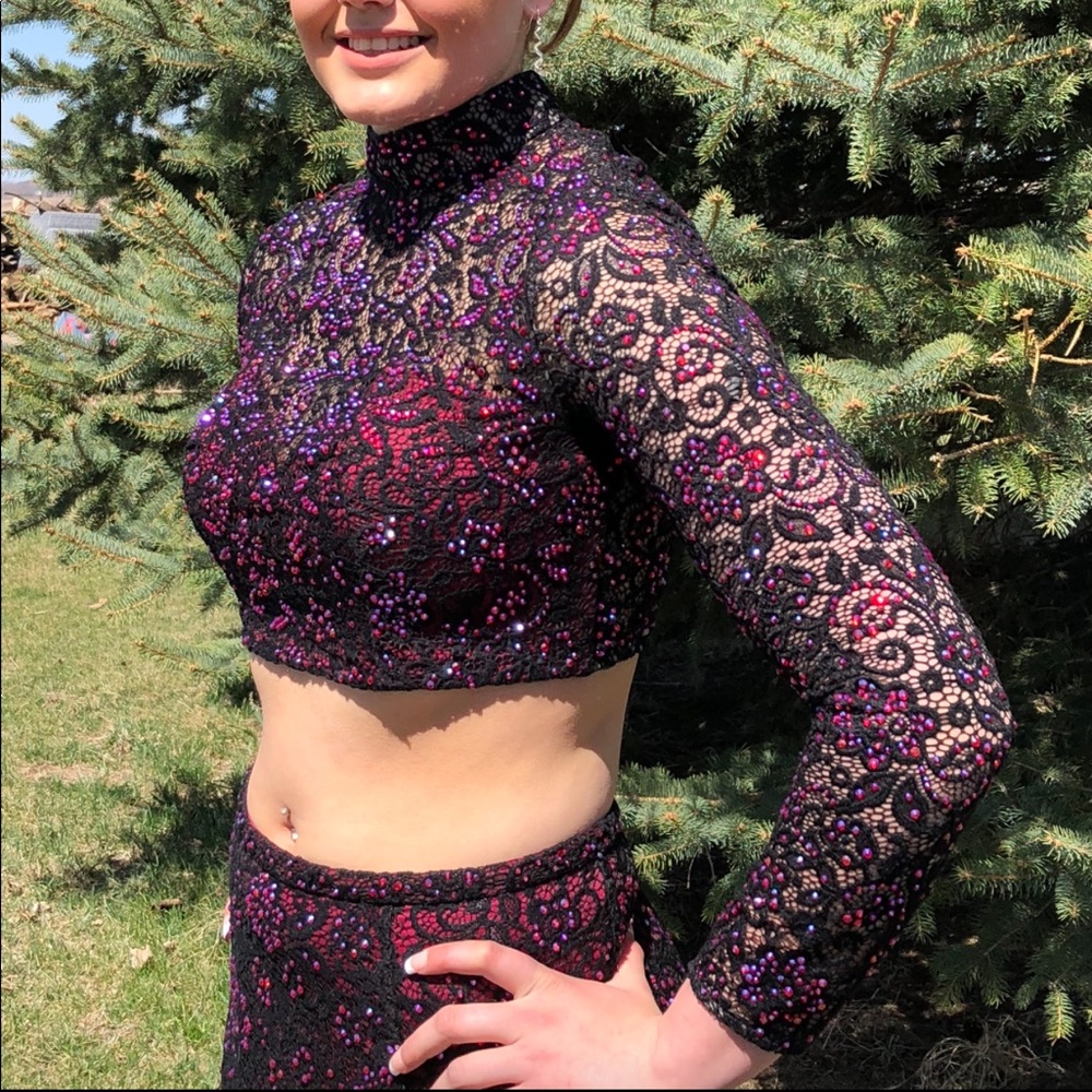 2 Piece Prom Dress